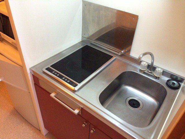 火を使わない電気コンロになります。