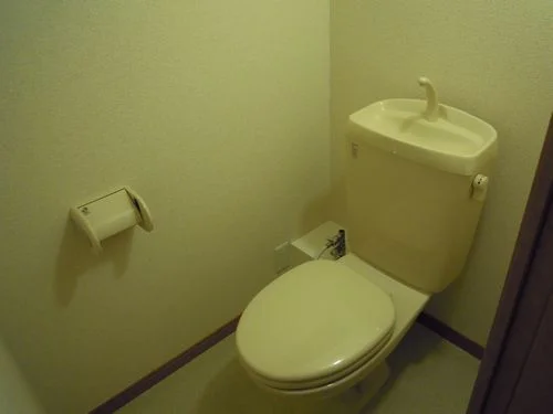 お風呂トイレ別のシンプルなトイレです。