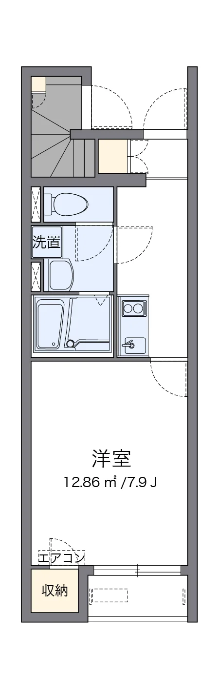 代表的な間取のため実際の間取とは異なる場合があります
