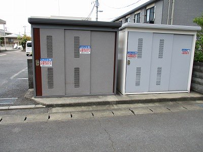 入居者様専用ゴミ庫です。
