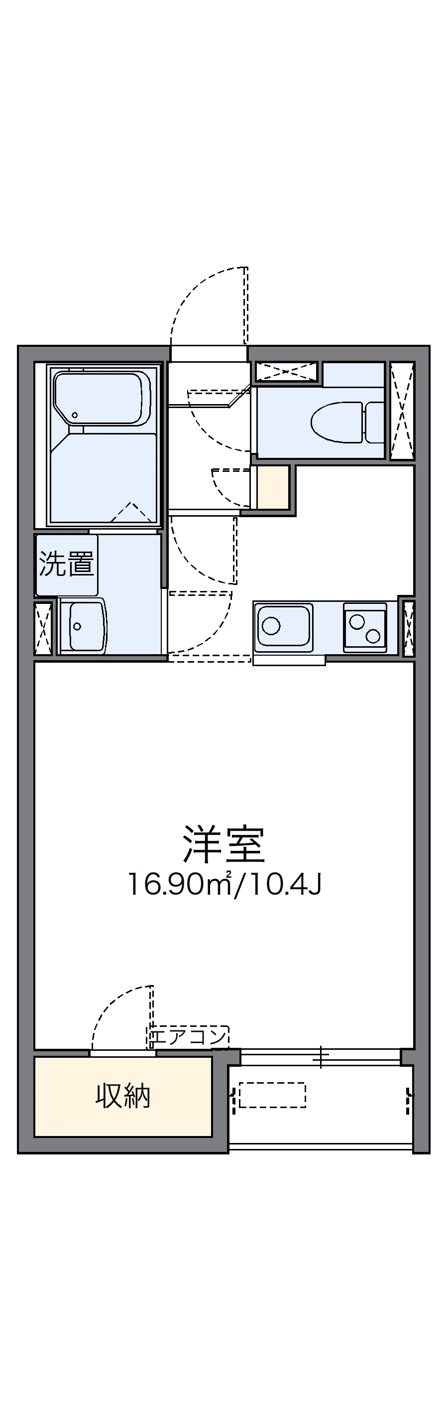 代表的な間取のため実際の間取とは異なる場合があります