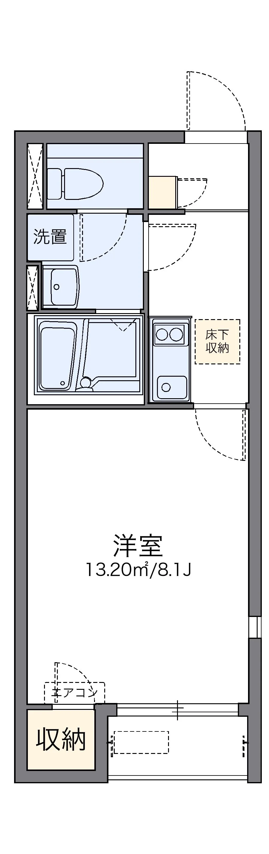 代表的な間取のため実際の間取とは異なる場合があります