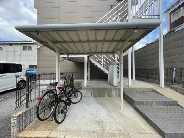 駐輪場です。