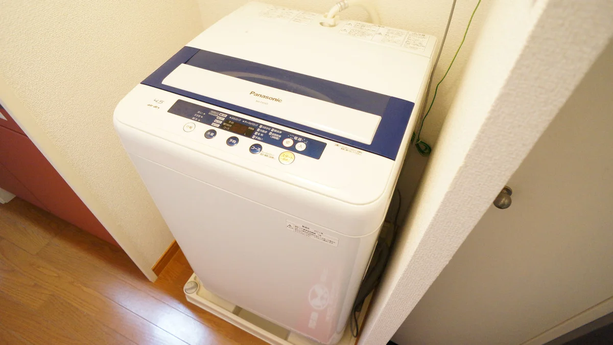 便利な室内洗濯機置き場♪