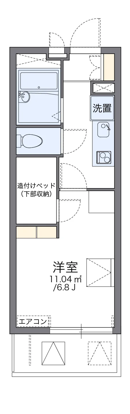代表的な間取のため実際の間取とは異なる場合があります