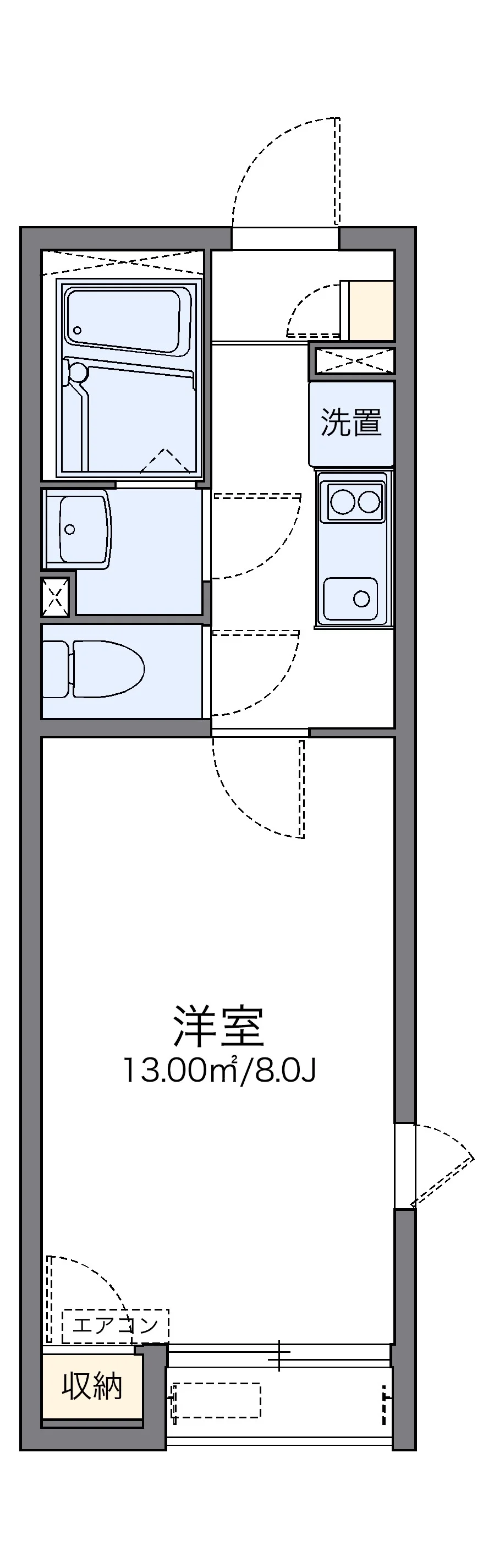 代表的な間取のため実際の間取とは異なる場合があります