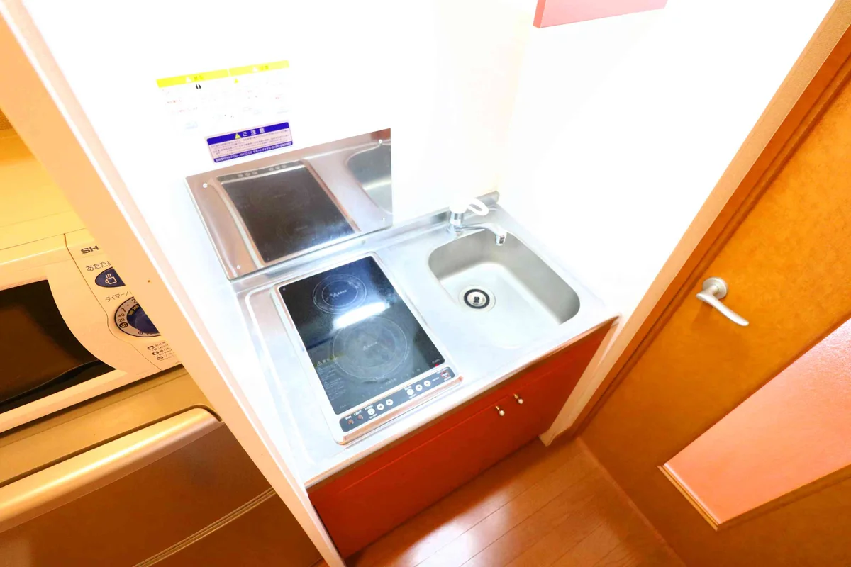 お掃除ラクラク♪２口ラジエントヒーター採用！