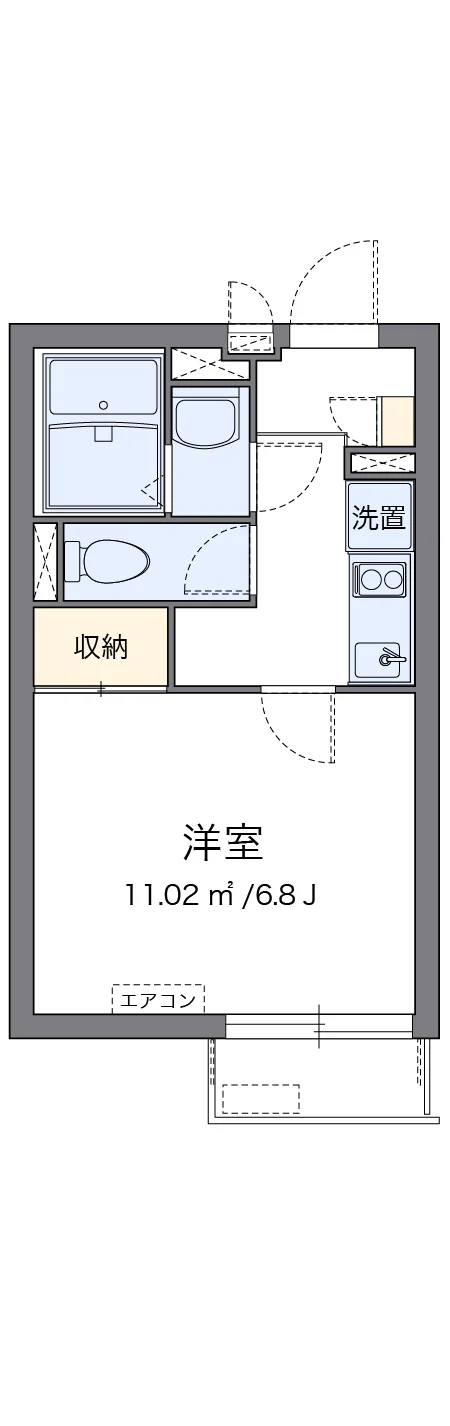 代表的な間取のため実際の間取とは異なる場合があります
