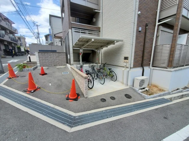 駐輪場です。