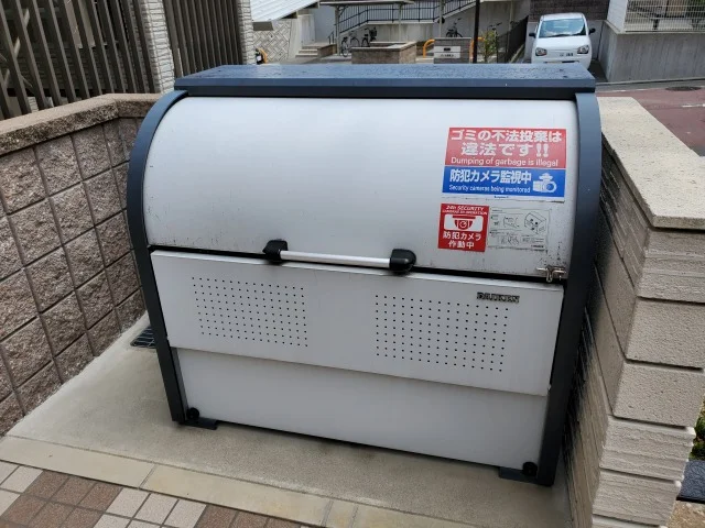 ゴミ置き場です。