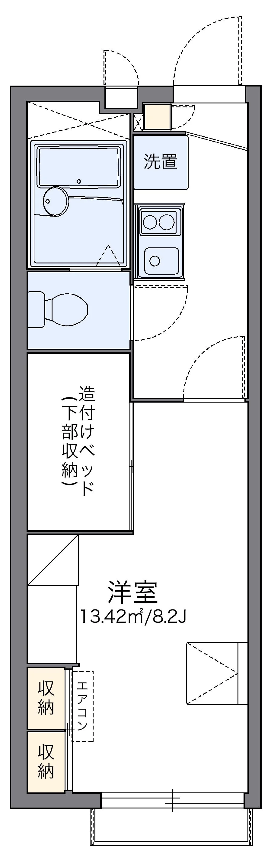 代表的な間取のため実際の間取とは異なる場合があります
