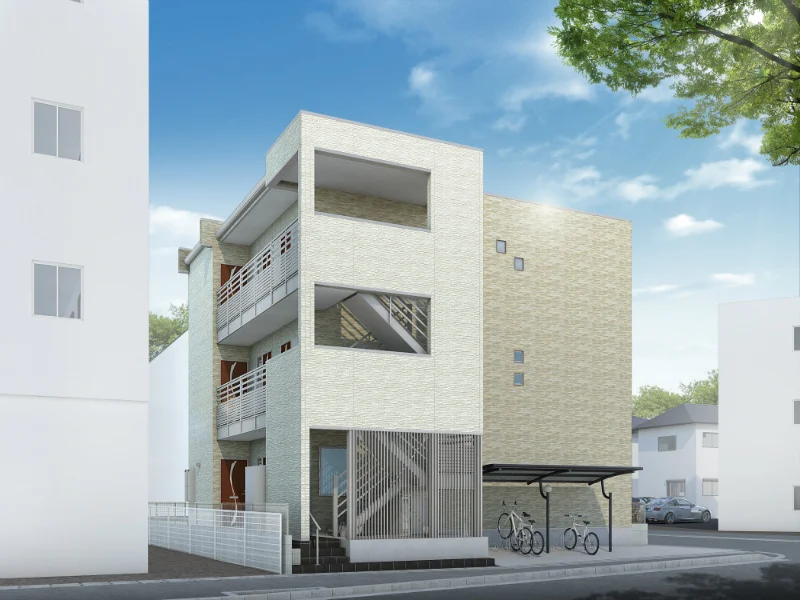 イメージのため、形状や色調、門堀、植栽等実際とは異なります。