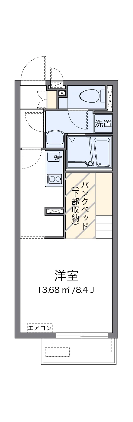 代表的な間取のため実際の間取とは異なる場合があります