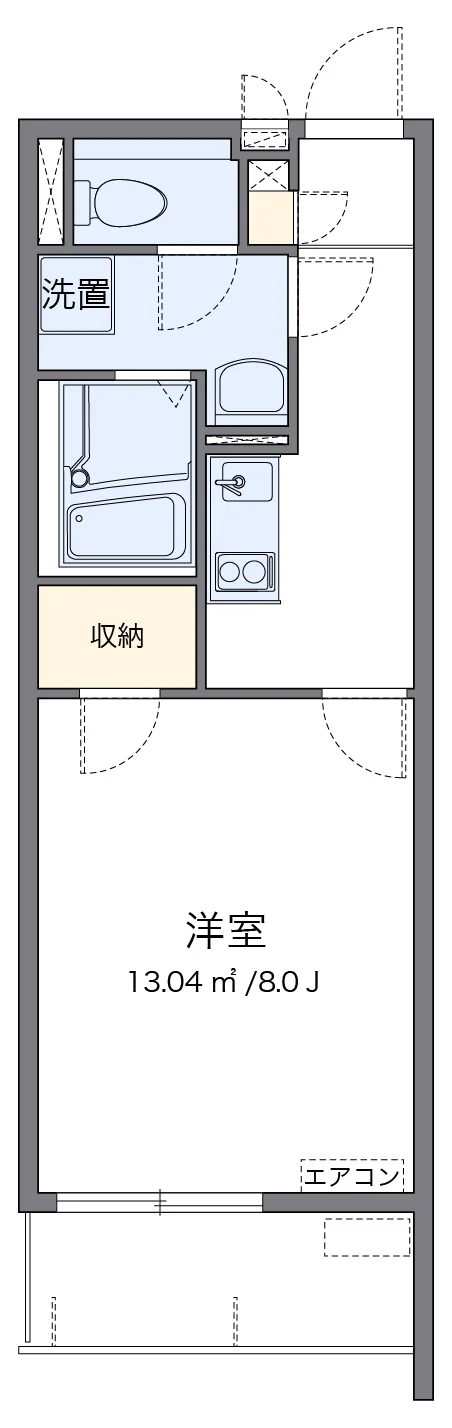 代表的な間取のため実際の間取とは異なる場合があります