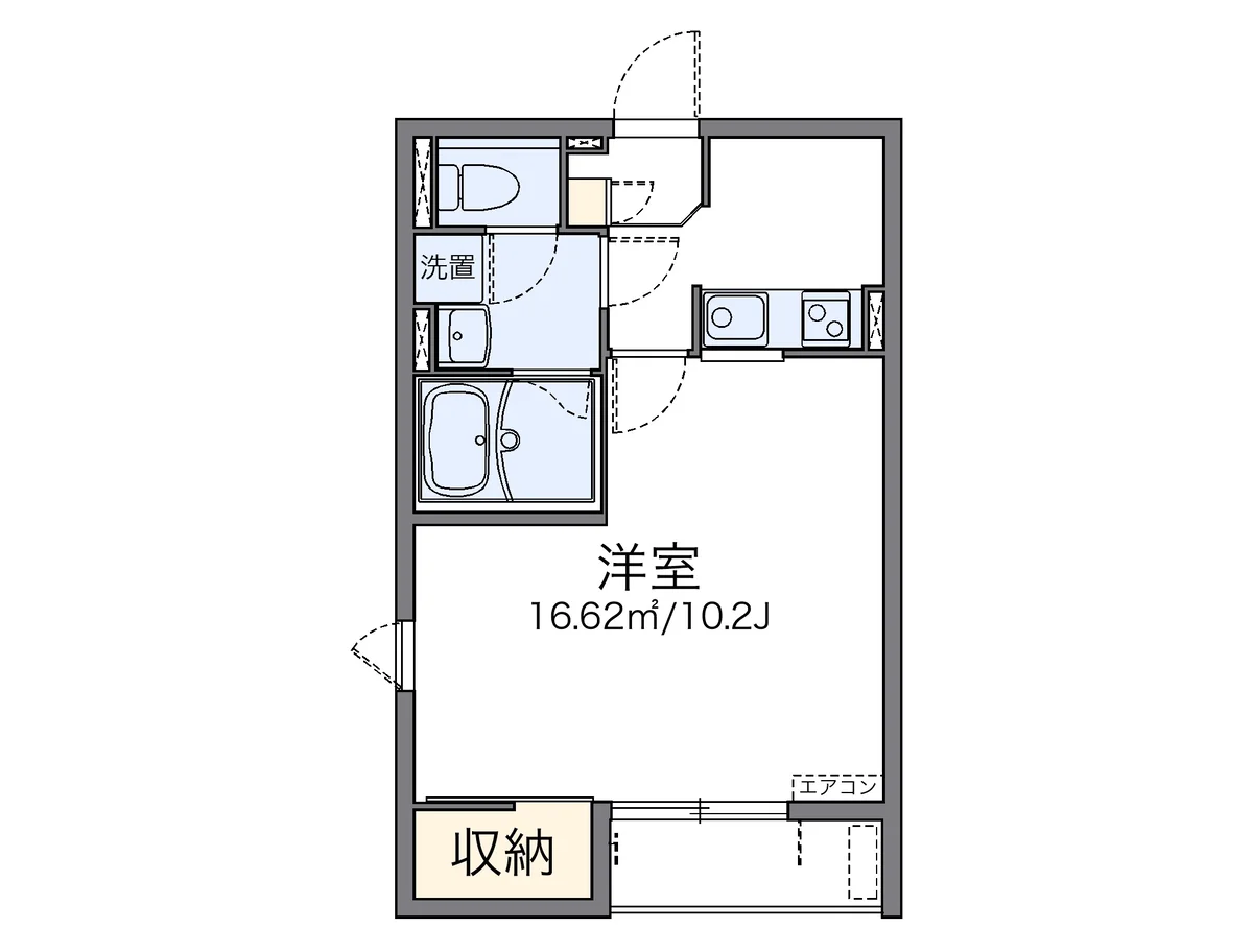 代表的な間取のため実際の間取とは異なる場合があります