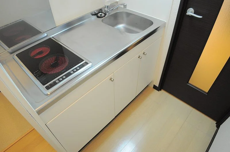 2口コンロでお料理の幅も広がります。