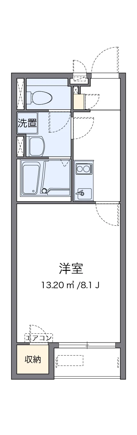 代表的な間取のため実際の間取とは異なる場合があります