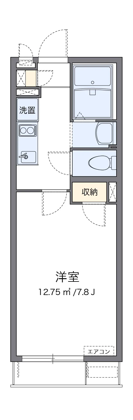 代表的な間取のため実際の間取とは異なる場合があります