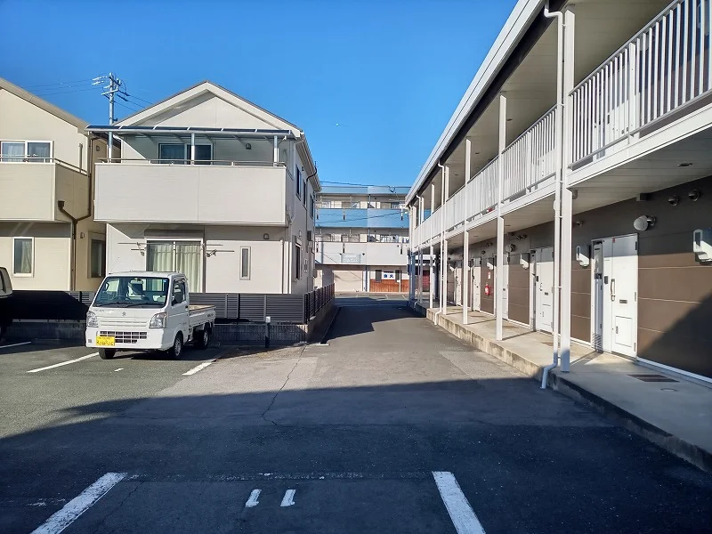 駐車場の入口