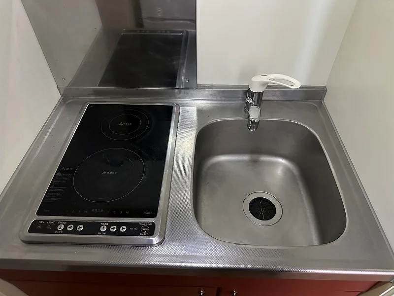 キッチン混合水栓設置済みです