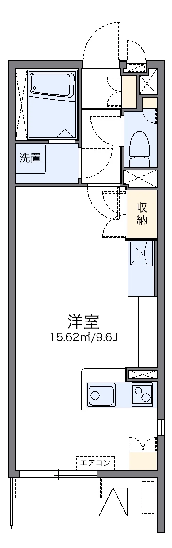 代表的な間取のため実際の間取とは異なる場合があります