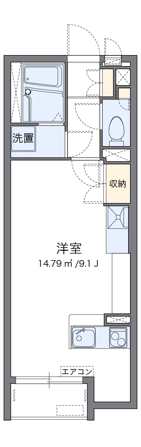 代表的な間取のため実際の間取とは異なる場合があります