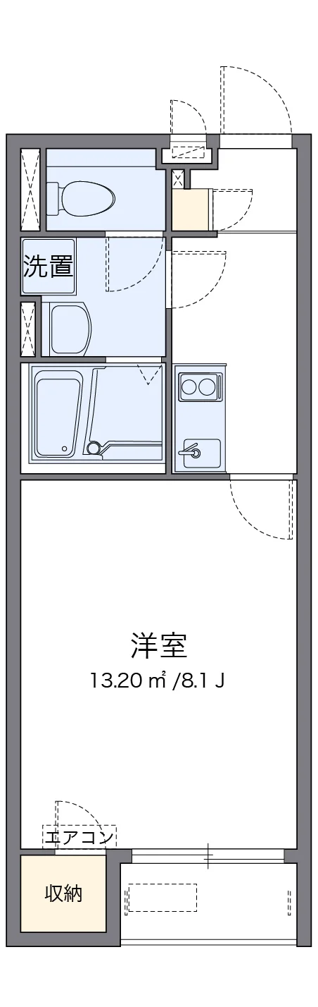 代表的な間取のため実際の間取とは異なる場合があります