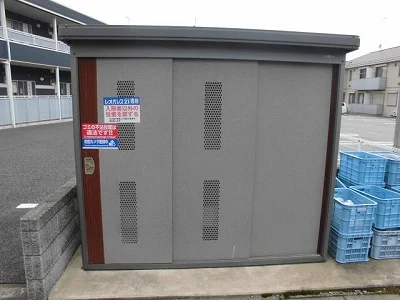 入居者様専用ゴミ庫です。