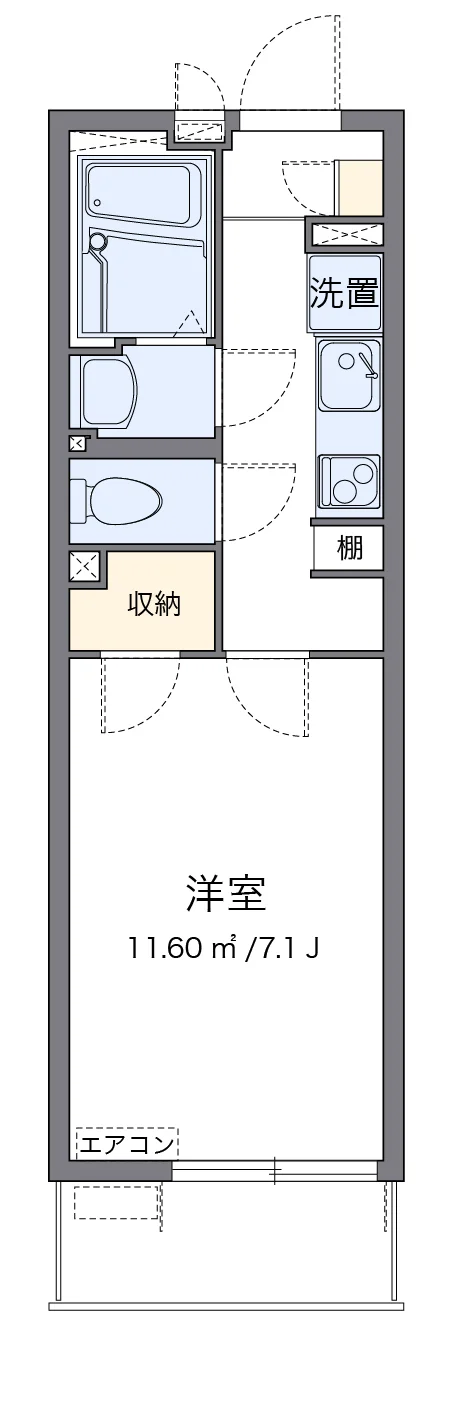 代表的な間取のため実際の間取とは異なる場合があります