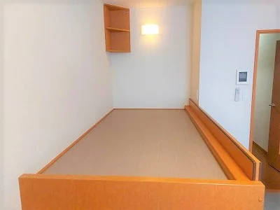 造り付けベッドはシングルサイズ