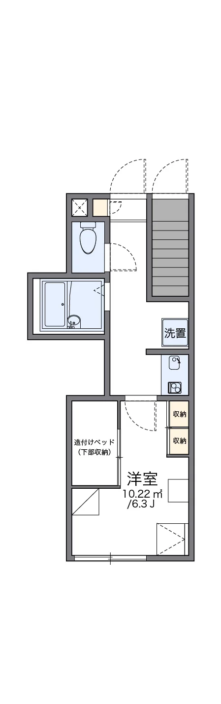 代表的な間取のため実際の間取とは異なる場合があります