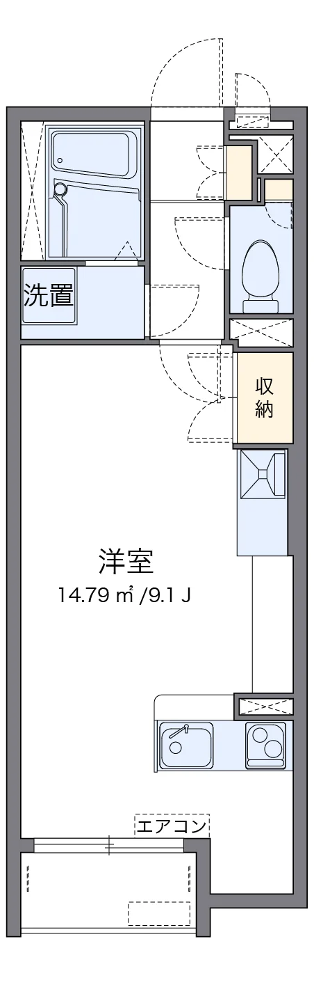 代表的な間取のため実際の間取とは異なる場合があります