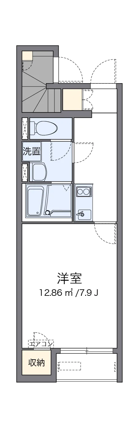 代表的な間取のため実際の間取とは異なる場合があります