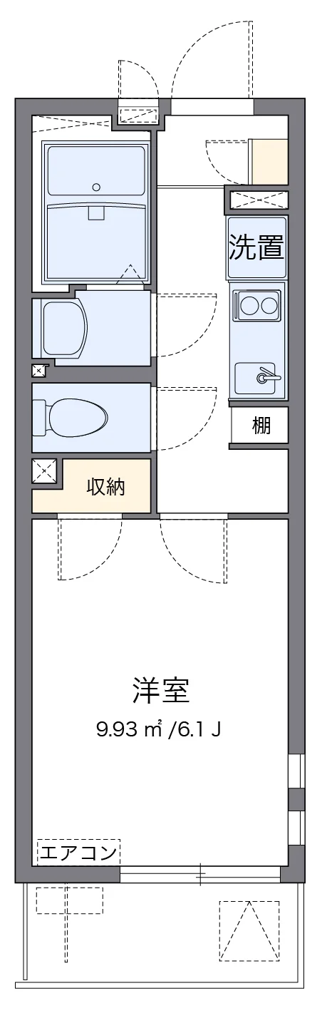 代表的な間取のため実際の間取とは異なる場合があります