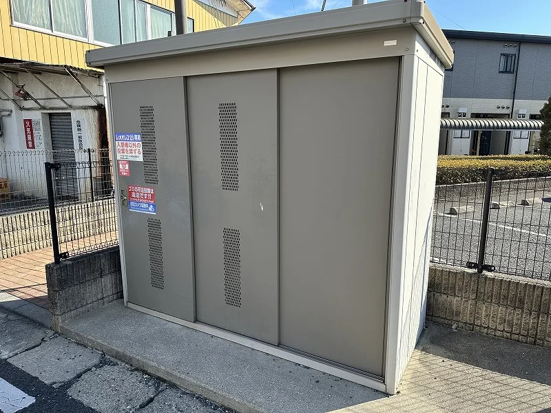 入居者様専用ゴミ庫となります