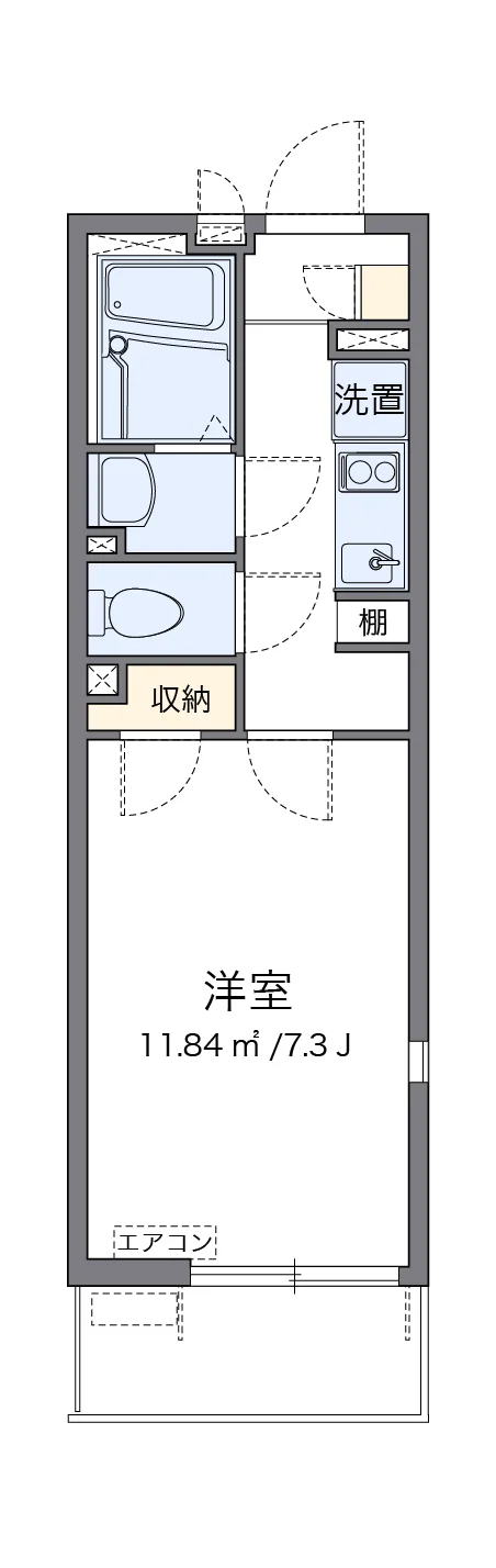 代表的な間取のため実際の間取とは異なる場合があります