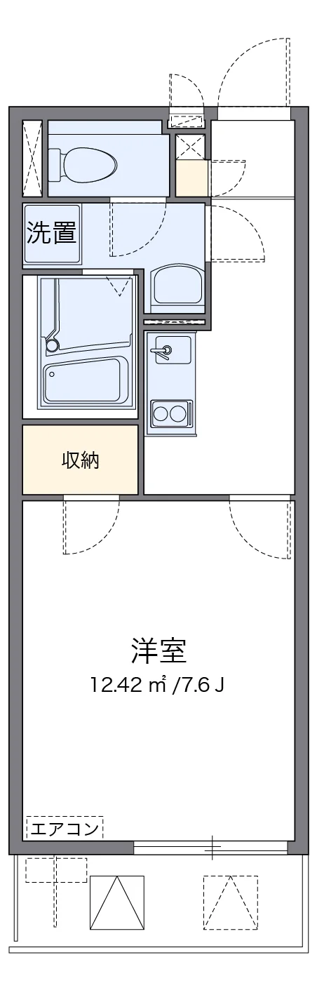 代表的な間取のため実際の間取とは異なる場合があります