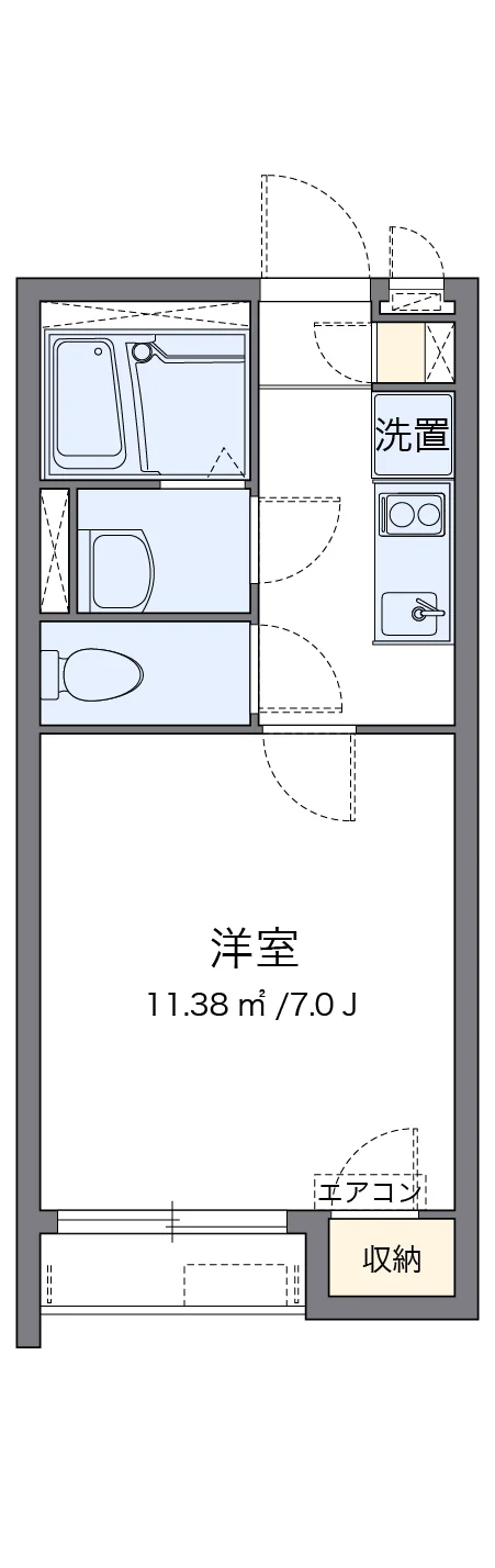 代表的な間取のため実際の間取とは異なる場合があります