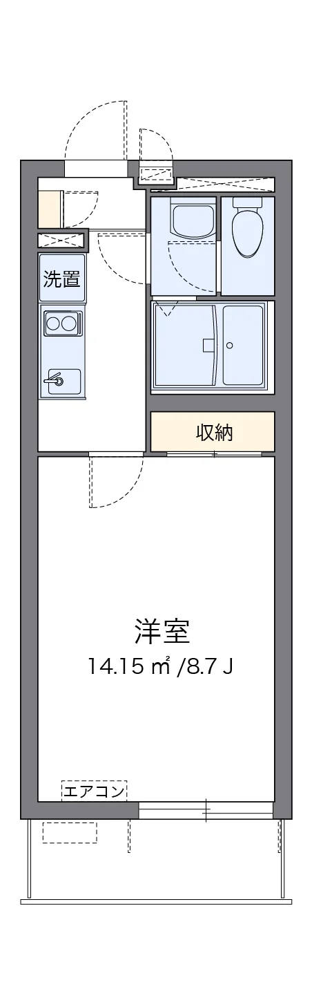 代表的な間取のため実際の間取とは異なる場合があります