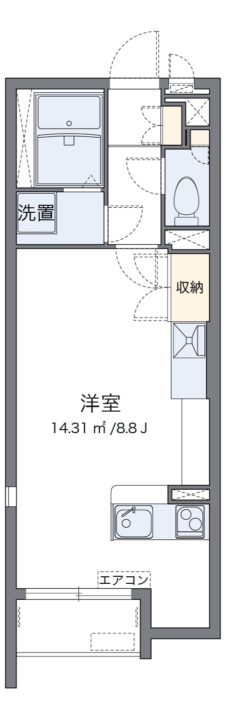 代表的な間取のため実際の間取とは異なる場合があります