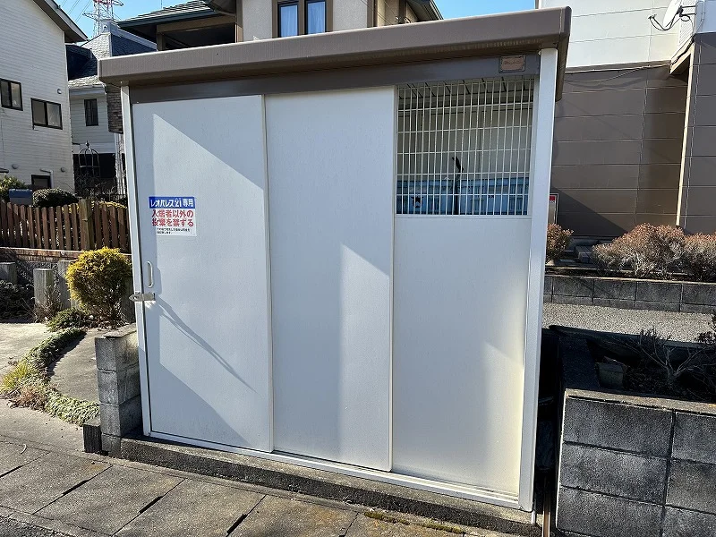 入居者様専用ゴミ庫となります