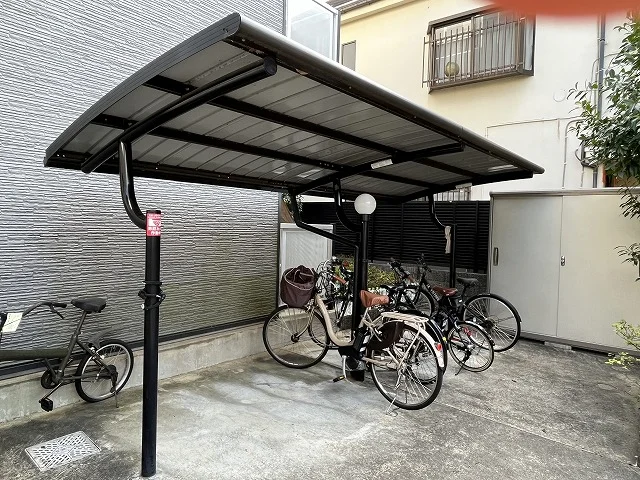 駐輪場　原付＆自転車のみ駐輪可能