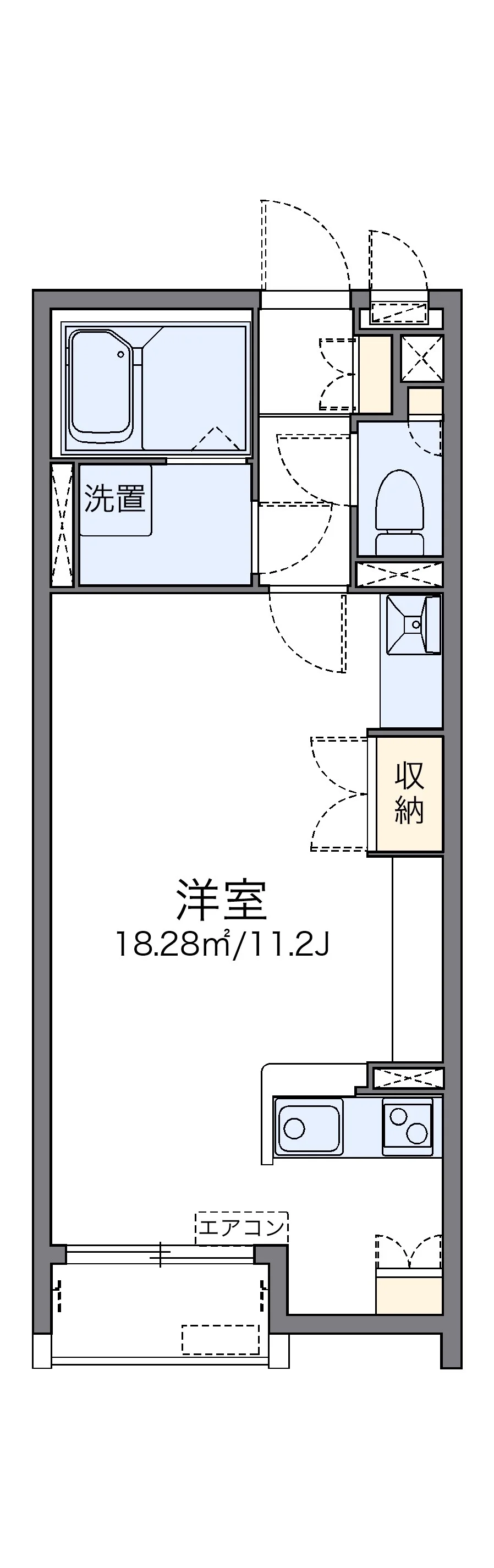 代表的な間取のため実際の間取とは異なる場合があります
