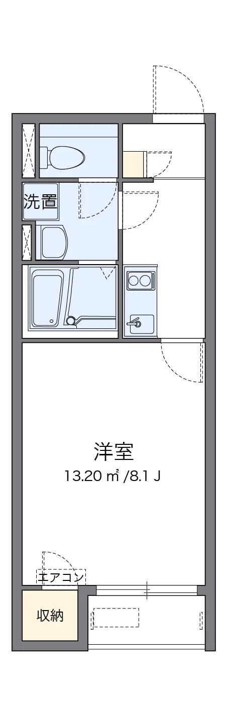 代表的な間取のため実際の間取とは異なる場合があります