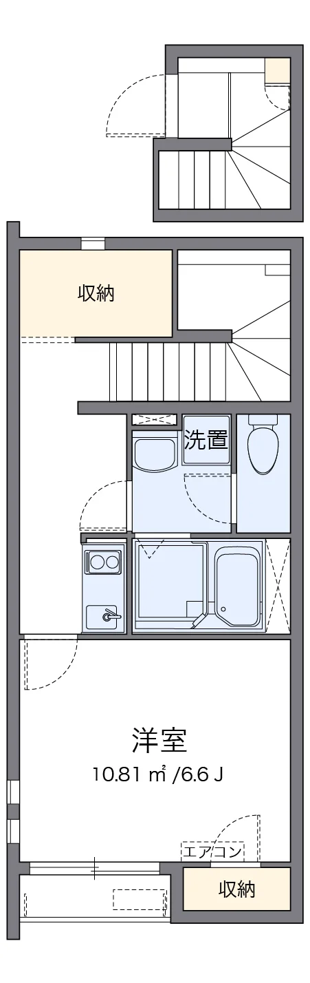 代表的な間取のため実際の間取とは異なる場合があります