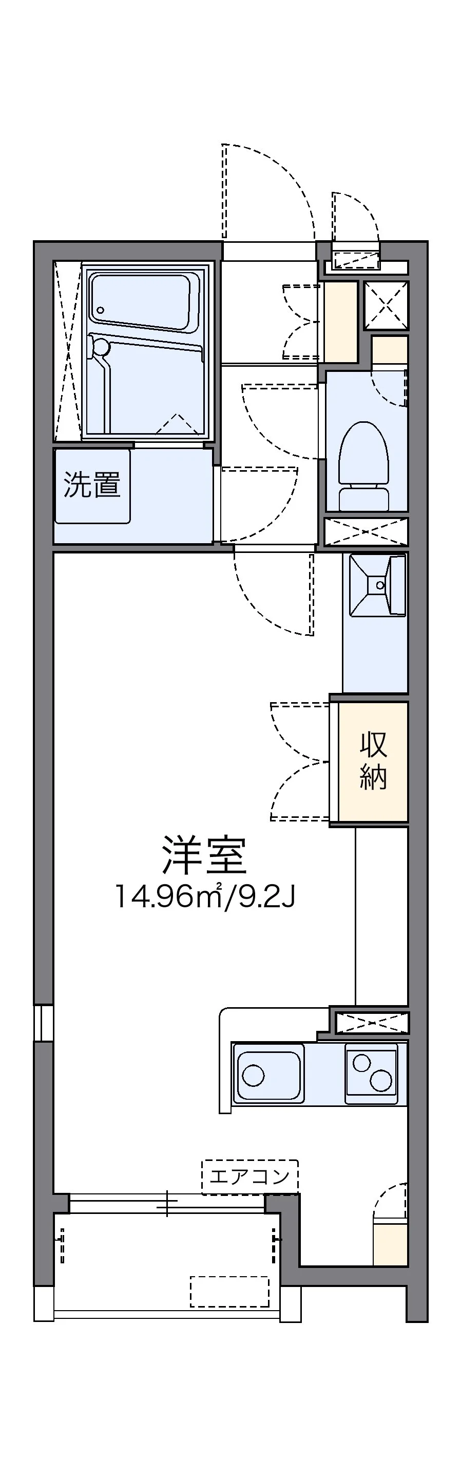 代表的な間取のため実際の間取とは異なる場合があります