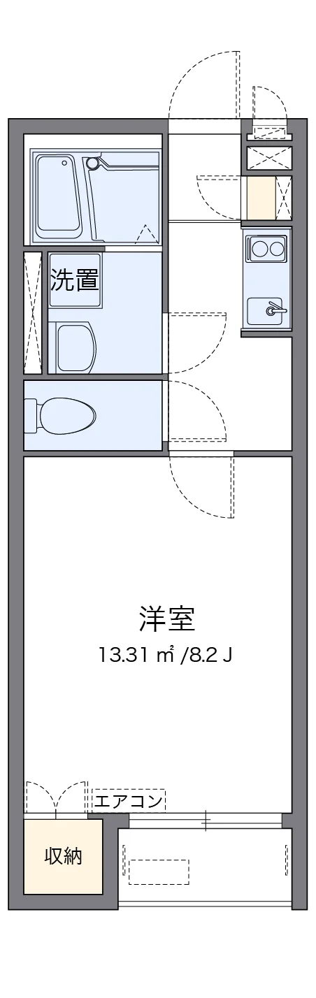代表的な間取のため実際の間取とは異なる場合があります