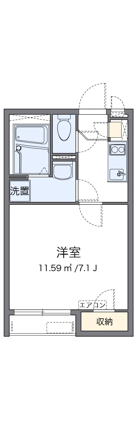 代表的な間取のため実際の間取とは異なる場合があります