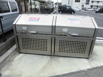 入居者様専用ゴミ庫です。