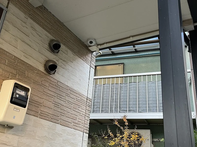 防犯カメラ設置